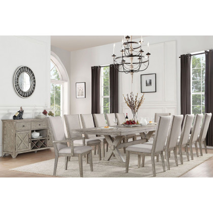 ACME - Rocky Dining Table in Gray Oak