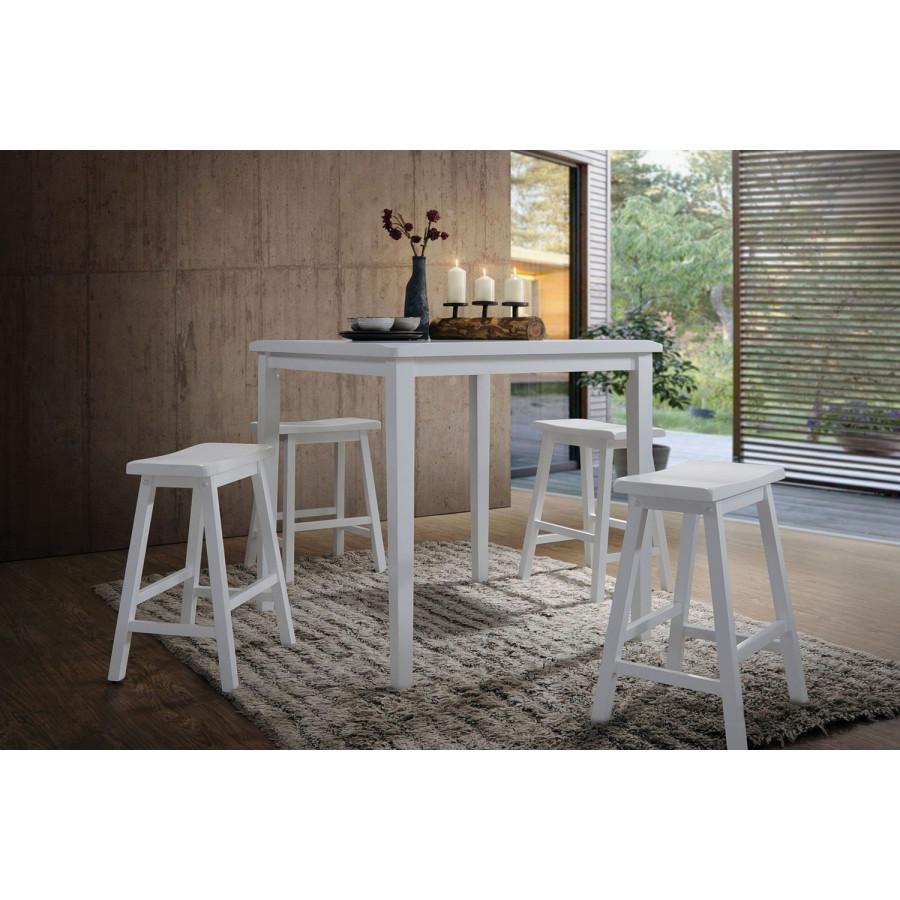 ACME - Gaucho 5 Piece Counter Height Dining Room Set