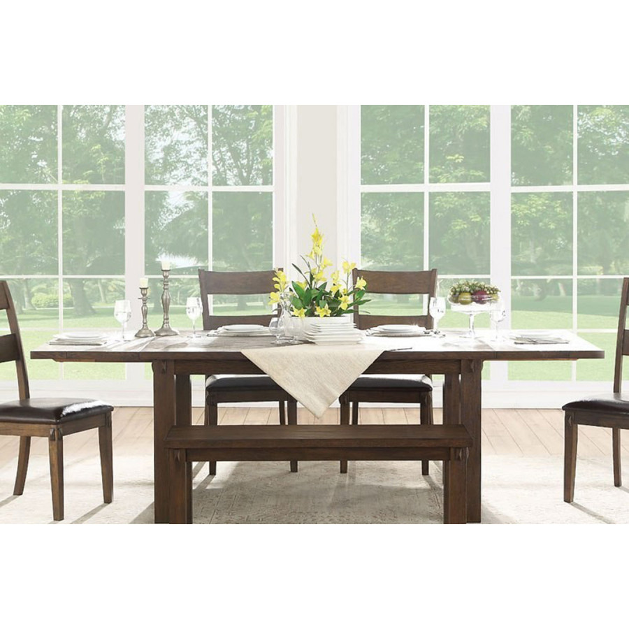 ACME - Nabirye Dining Table in Dark Oak