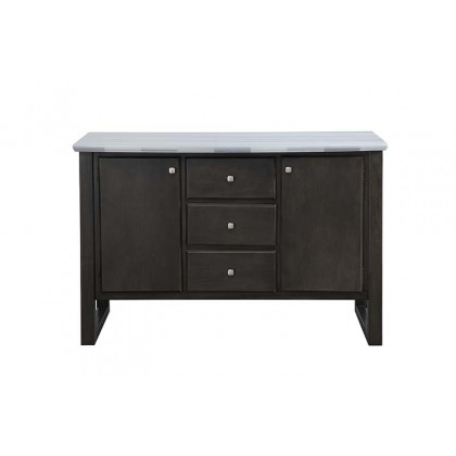 ACME - Madan Server in Marble/Gray Oak