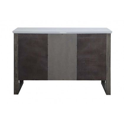 ACME - Madan Server in Marble/Gray Oak