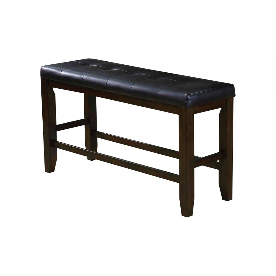 ACME - Urbana Counter Height Bench in Black/Espresso