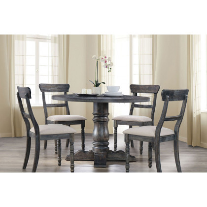 ACME - Leventis Dining Table in Weathered Gray