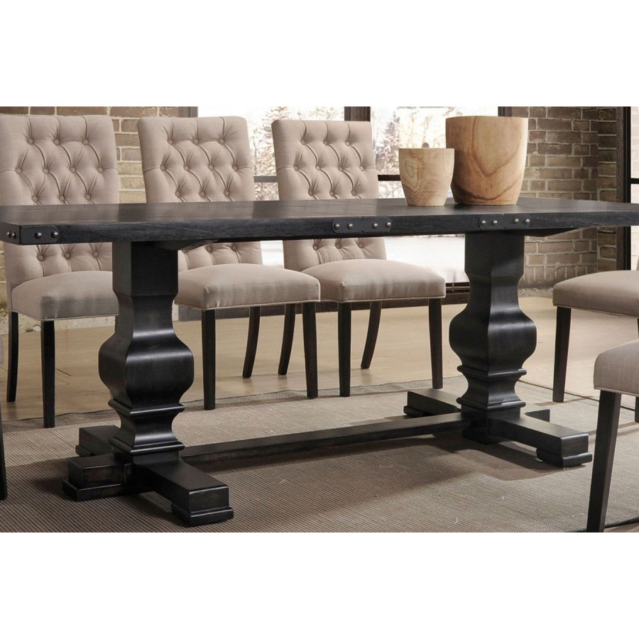 ACME - Morland Dining Table in Vintage Black