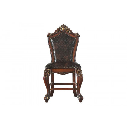 ACME Picardy Counter Height Chair Set of 2 - Cherry Oak
