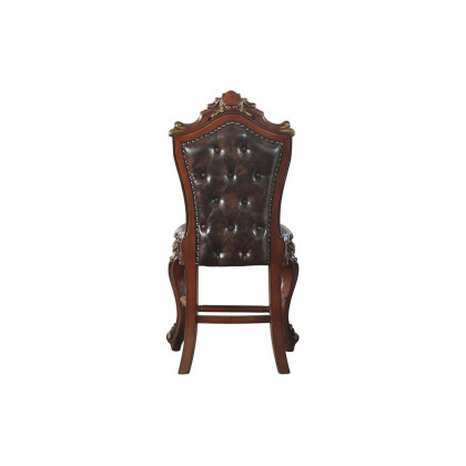 ACME Picardy Counter Height Chair Set of 2 - Cherry Oak
