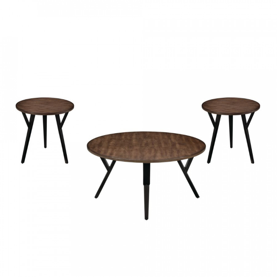 ACME - Scaevola Coffee Table in Oak/Black