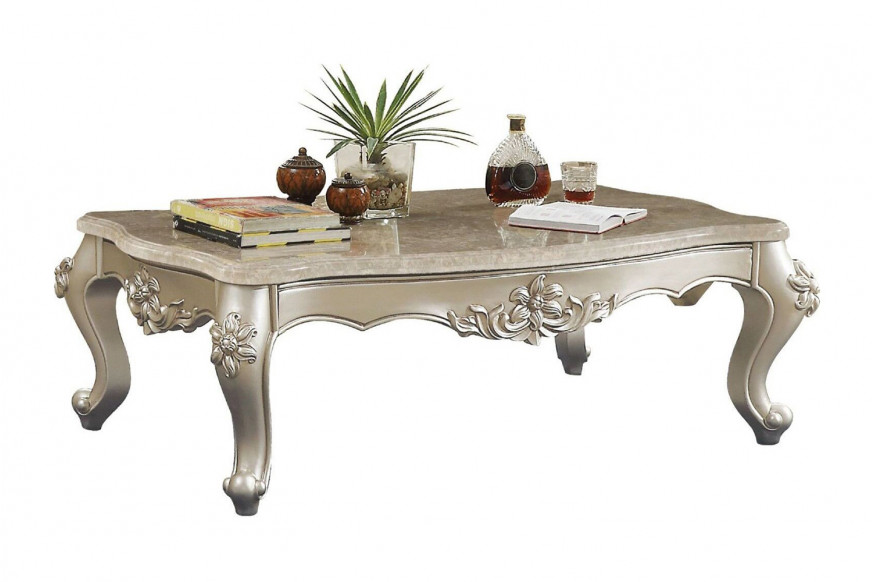 ACME™  - Bently Marble and Champagne Coffee Table