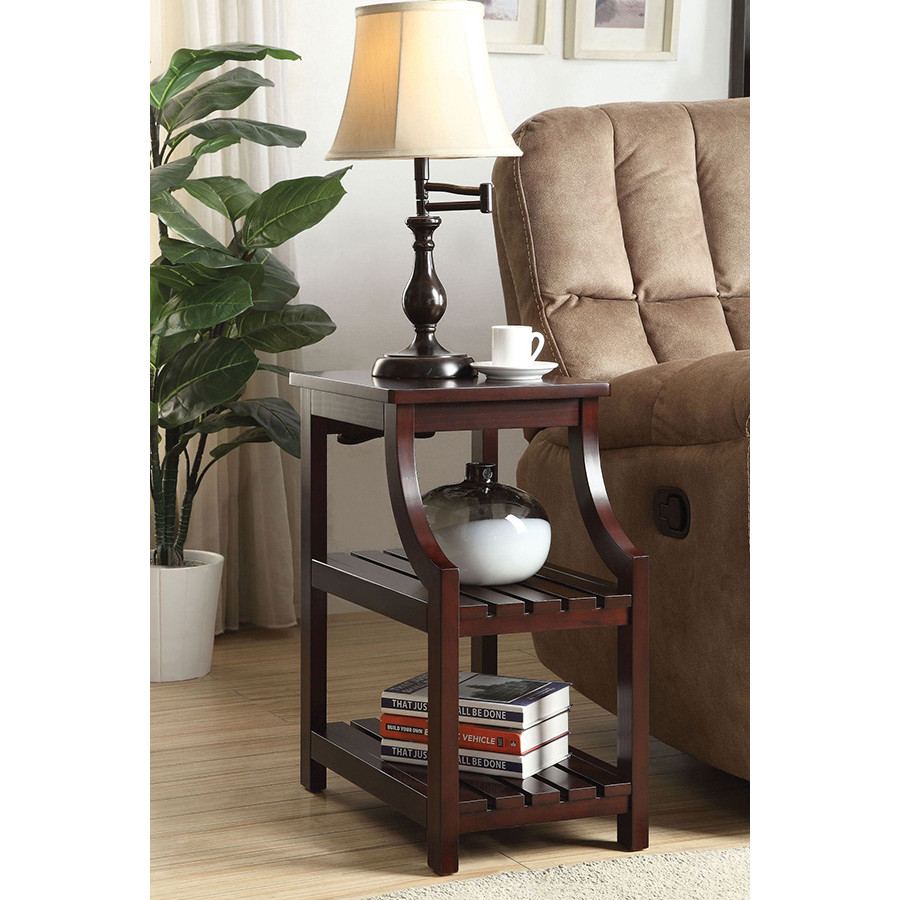 ACME - Wasaki Accent Table with USB in Espresso
