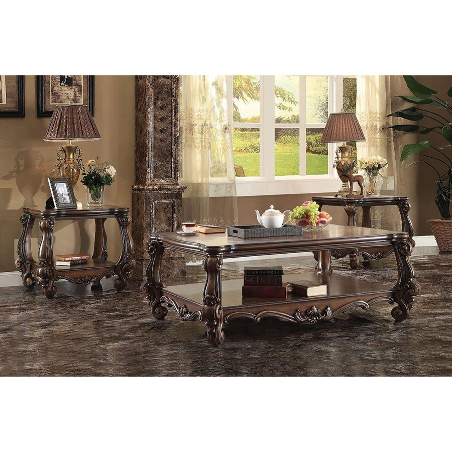 ACME Versailles Coffee Table - Cherry Oak
