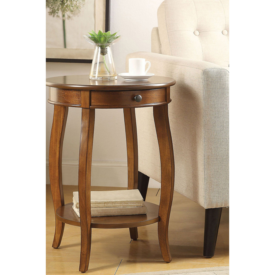 ACME Alysa Accent Table - Walnut