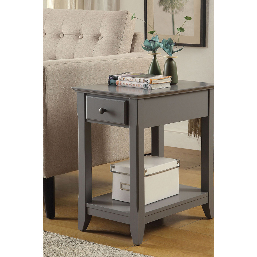 ACME Bertie Side Table - Gray