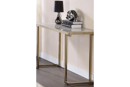 ACME™  - Boice II Faux Marble and Champagne Occasional Table Set