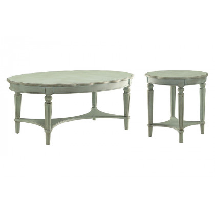 ACME Fordon Antique End Table - Green