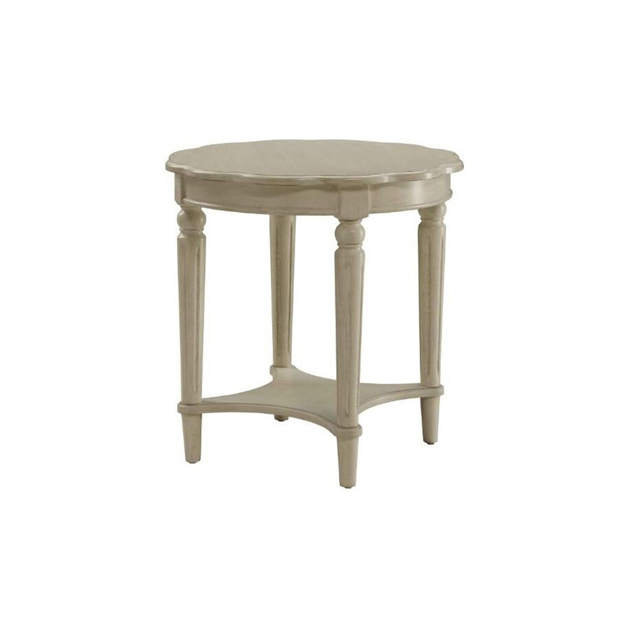 ACME Fordon End Table - Antique White