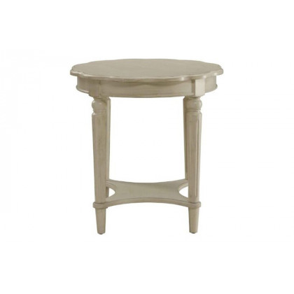 ACME Fordon End Table - Antique White