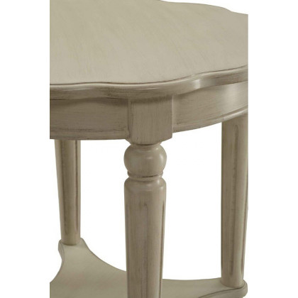 ACME Fordon End Table - Antique White