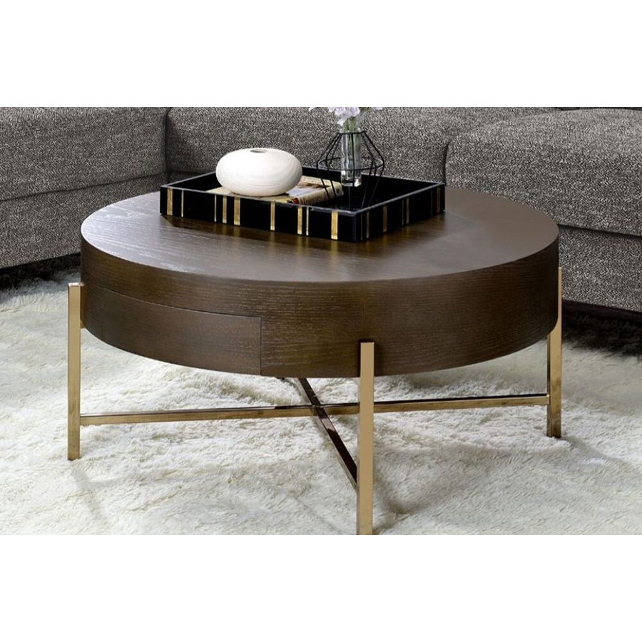 ACME - Weyton Coffee Table in Light Brown/Champagne