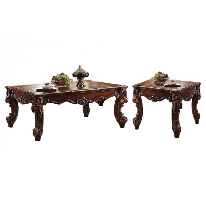 ACME Vendome II End Table - Cherry Brown
