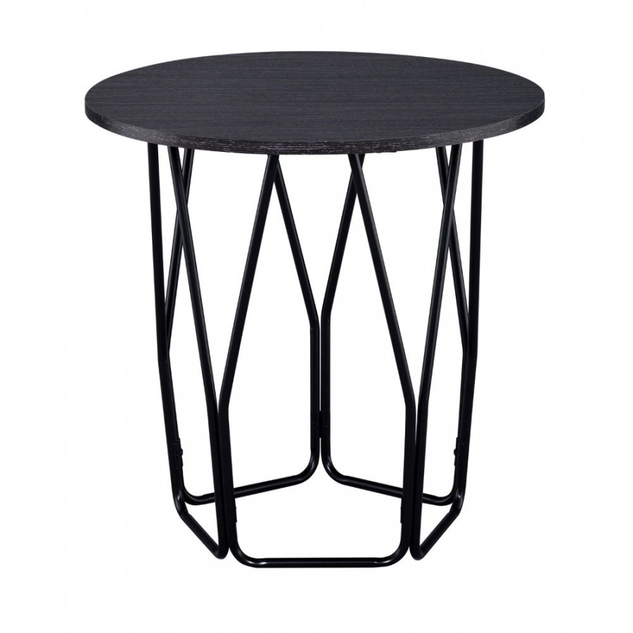 ACME - Sytira End Table in Espresso/Black