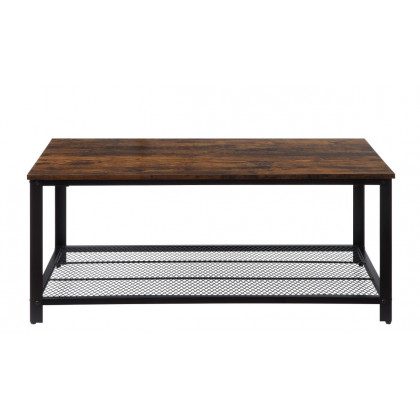 ACME Taurus Coffee Table - Rustic Oak/Black