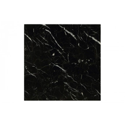 ACME Telestis End Table - Black Marble/Gold