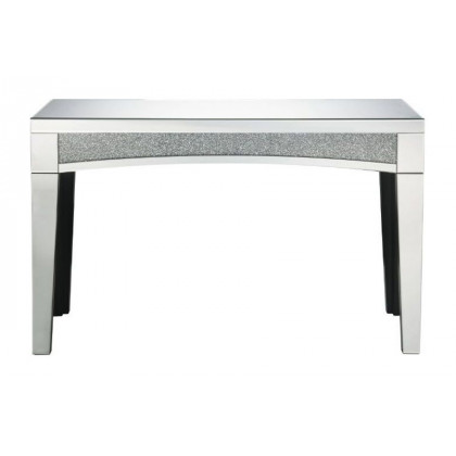 ACME - Noralie Console Table in Mirrored/Faux Diamonds (84678)