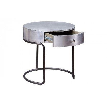 ACME - Brancaster End Table in Aluminum (84882)