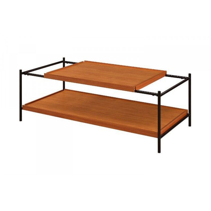 ACME - Oaken Coffee Table in Honey Oak/Black