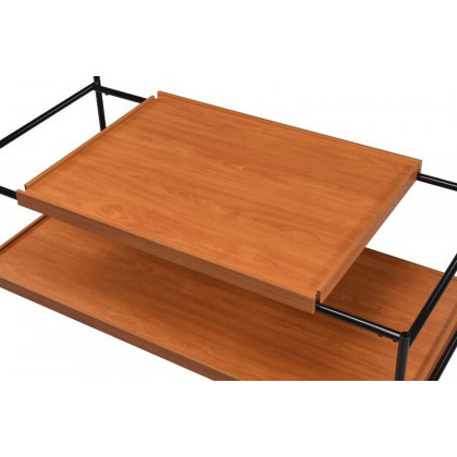 ACME - Oaken Coffee Table in Honey Oak/Black