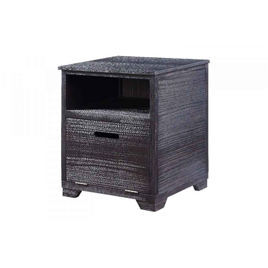 ACME - Kamilia End Table in Antique Black