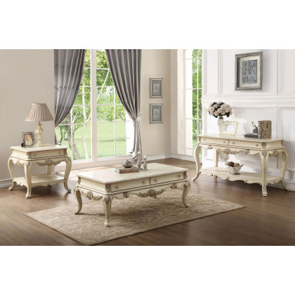ACME Ragenardus End Table - Antique White