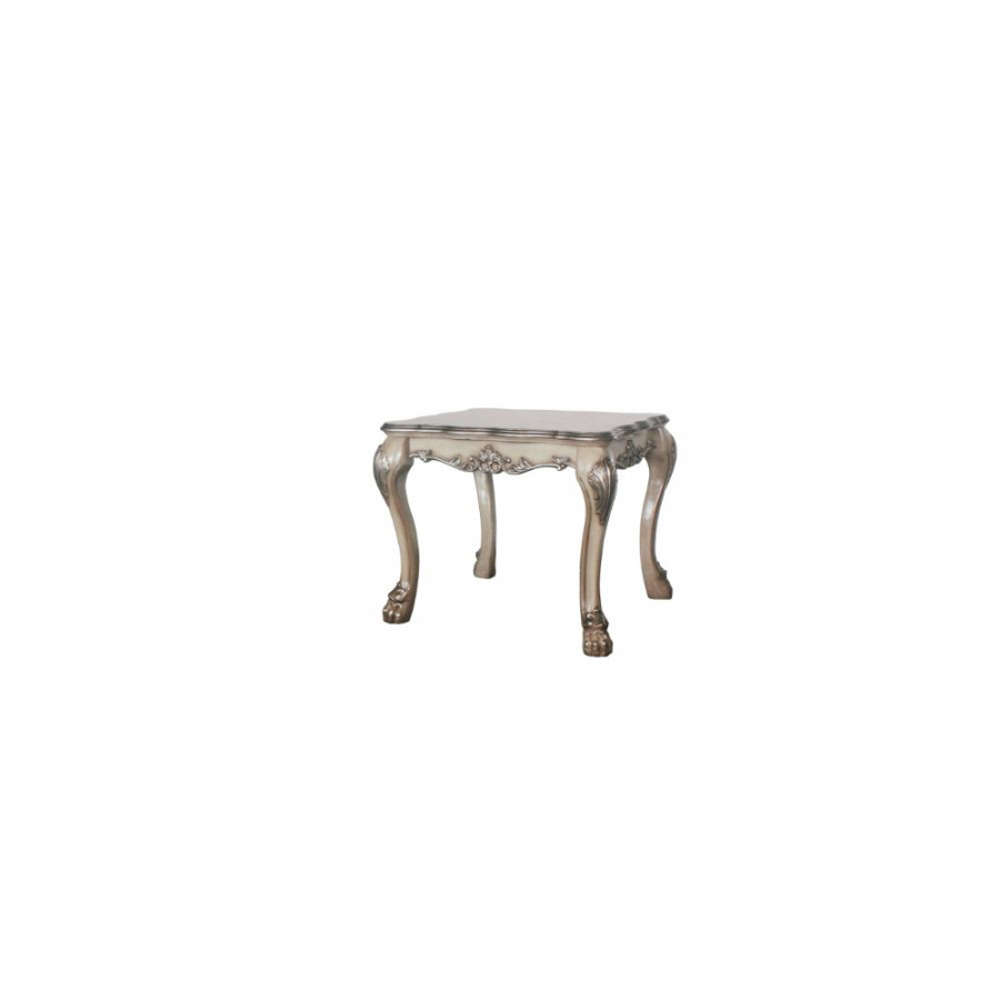 ACME Dresden End Table - Vintage Bone White