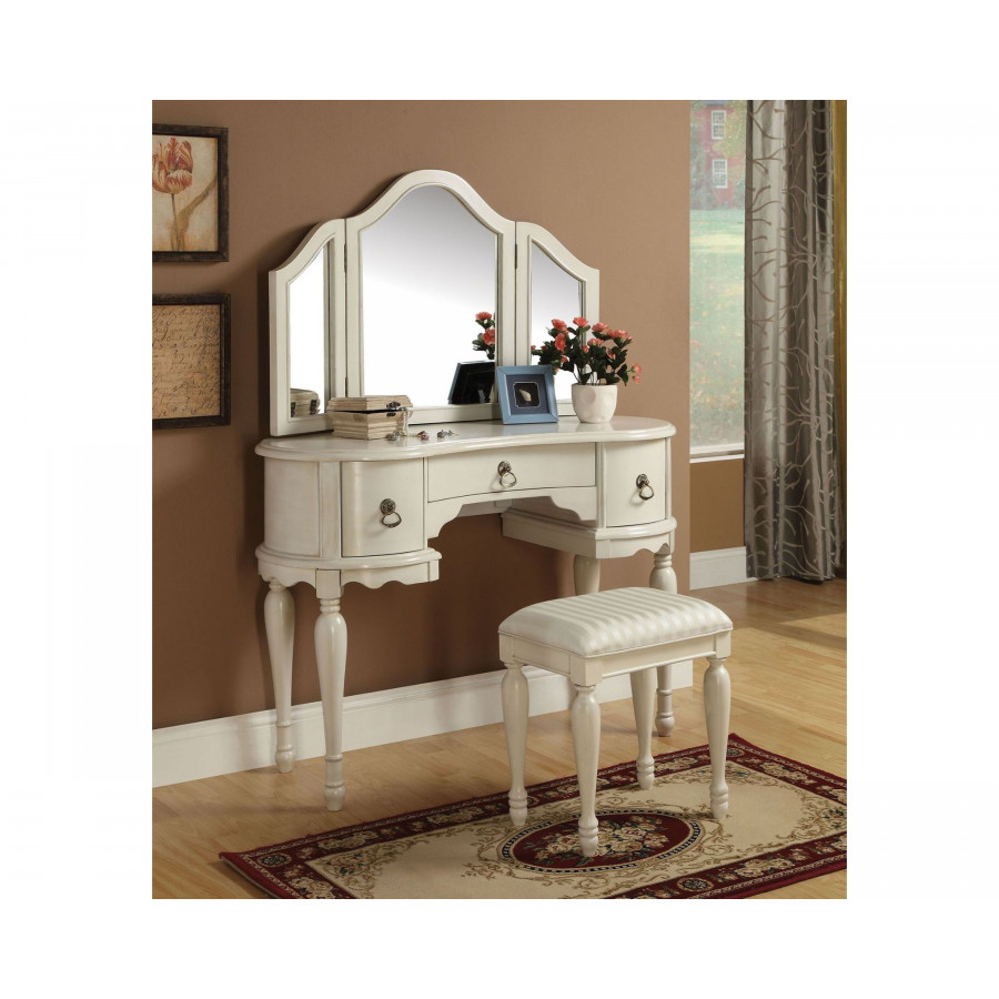 ACME - Trini Vanity Desk in White