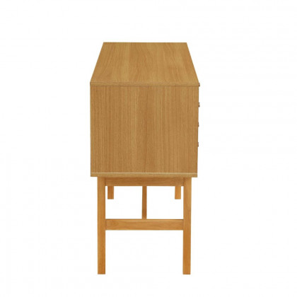 ACME - Stania Accent Table in Natural/Ivory