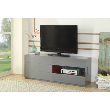 ACME - Isaura TV Stand in Gray