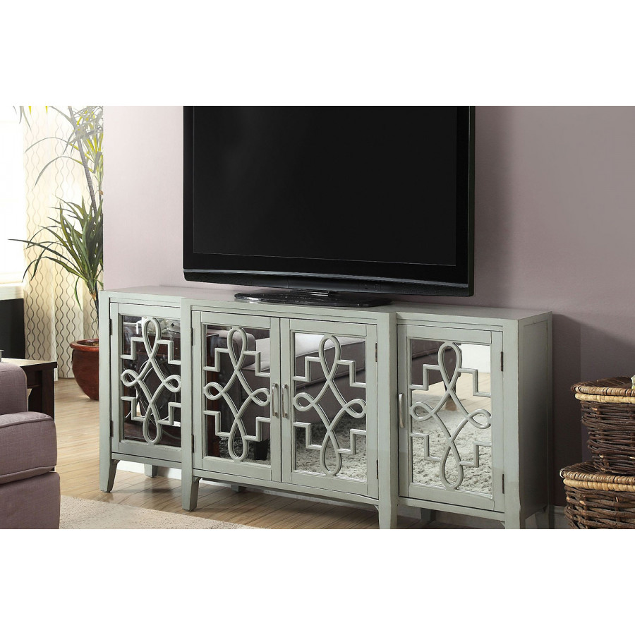ACME Kacia Console Table - Antique Gray