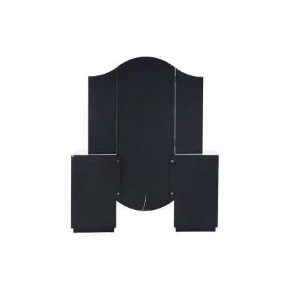ACME - Noralie Vanity Desk in Mirrored/Faux Diamonds (90815)