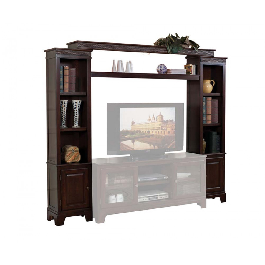 ACME - Halden Entertainment Center in Merlot