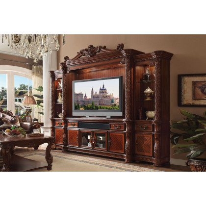 ACME Vendome II TV Console - Cherry Brown