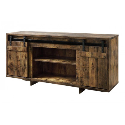 ACME Bellarosa TV Stand - Rustic Oak (91610)