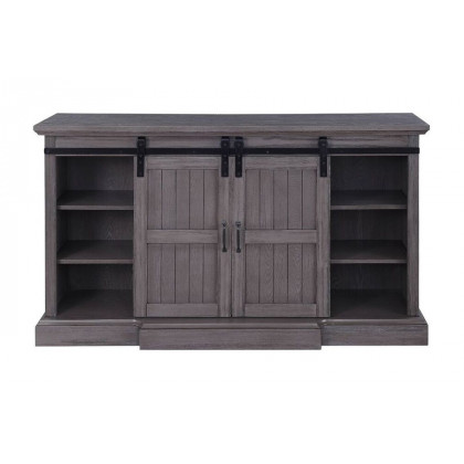 ACME - Admon TV Stand with Fireplace in Gray Oak