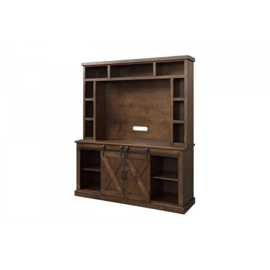 ACME - Aksel Entertainment Center (Include 91617Fir) in Walnut