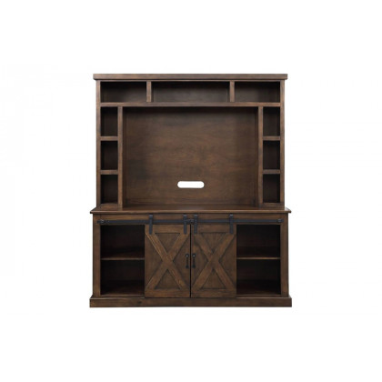 ACME - Aksel Entertainment Center (Include 91617Fir) in Walnut
