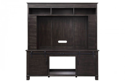 ACME™  - Apison Entertainment Center with Fireplace in Espresso