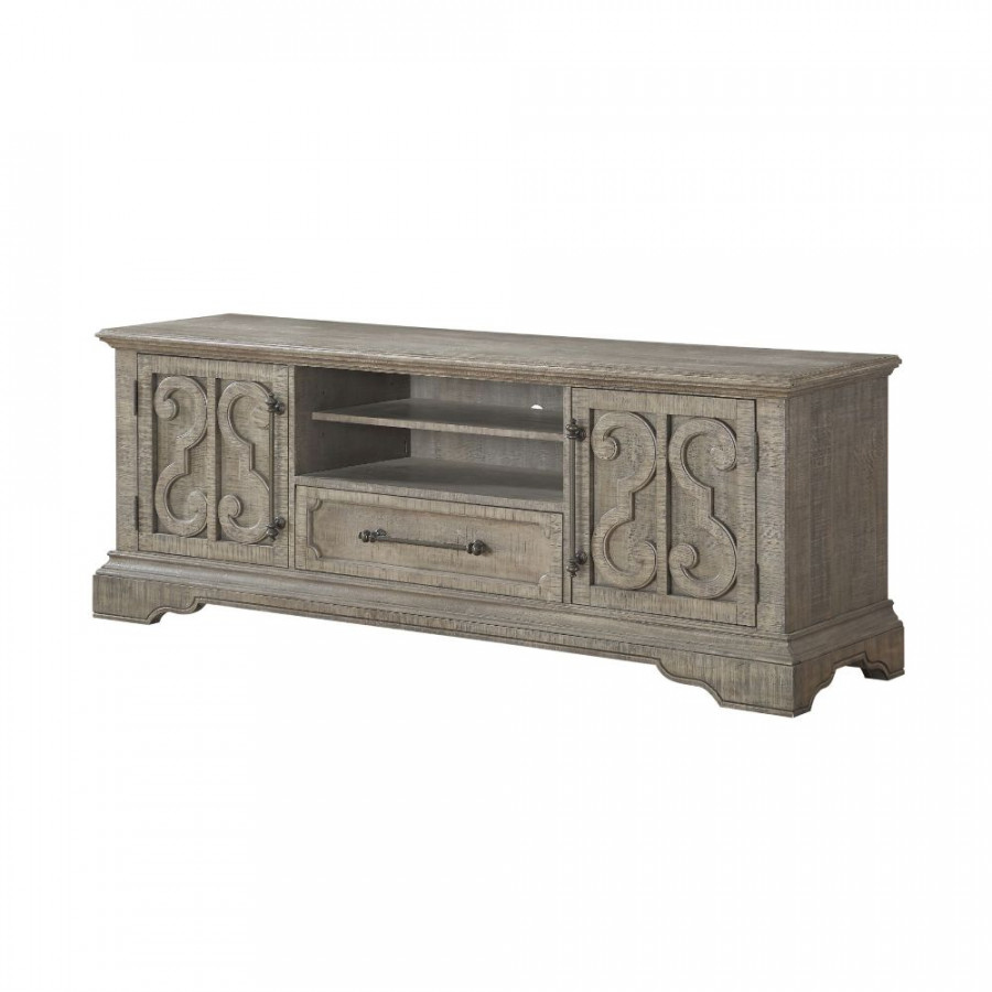 ACME - Artesia TV Stand in Salvaged Natural