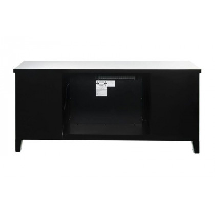 ACME - Noralie TV Stand with Fireplace in Mirrored/Faux Diamonds (91770)