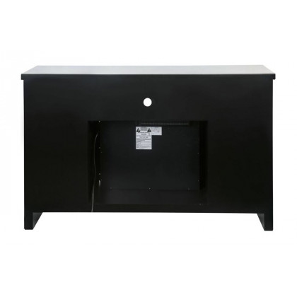 ACME - Noralie TV Stand with Fireplace in Mirrored/Faux Diamonds (91775)