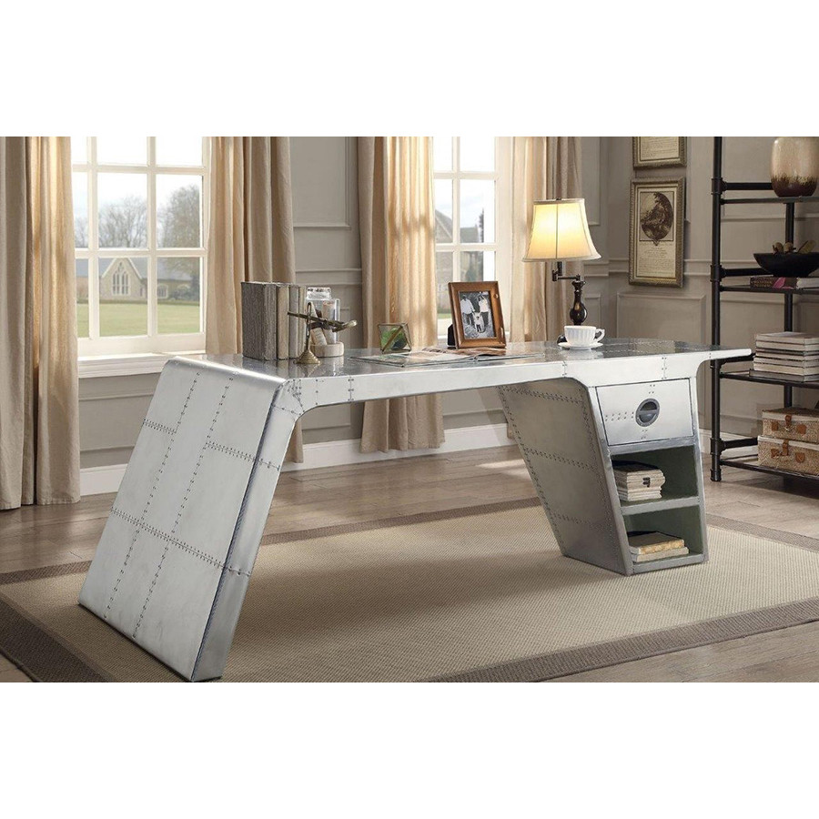 ACME - Brancaster Writing Desk in Metallic