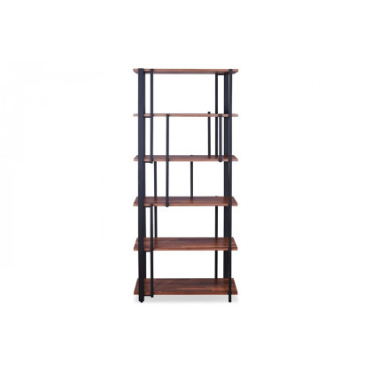 ACME - Sara Bookshelf in Walnut/Sandy Black (92406)